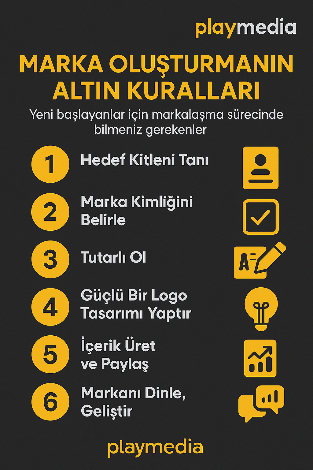 Marka Oluşturmanın Altın Kuralları